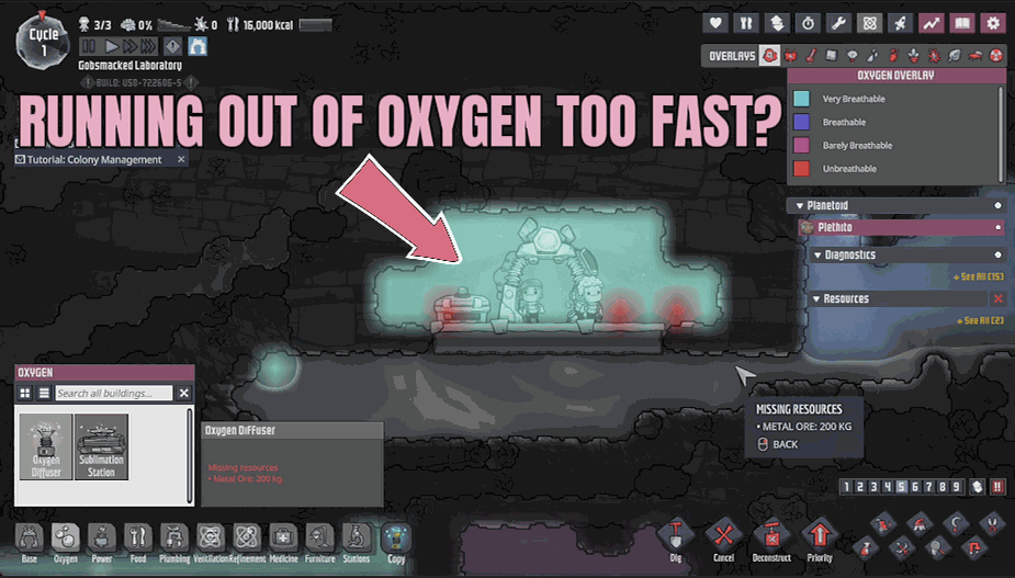 Oxygen Not Included — Duplicant Survival Manager (screenshot 2)